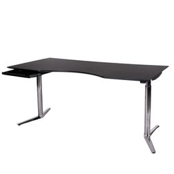 Demo Hæve sænkebord 90 x 180 cm - Switch Pro Krom m. skuffe