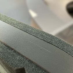 Fritstående PET-skillevæg Medium, mørkegrøn