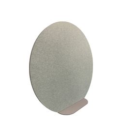 Fritstående PET-skillevæg Stor, grågrøn