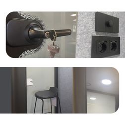 Telefonboks Furnitech S, antracit
