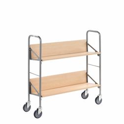 Arkivvogn 2 hylder 30x90x92h cm. Birk