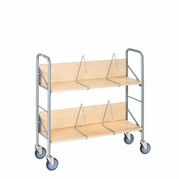 Arkivvogn 2 hylder 30x90x92h cm. Birk