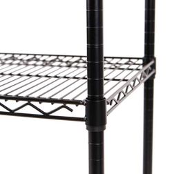 Trådreol Wirefix 46x122x200h. sort