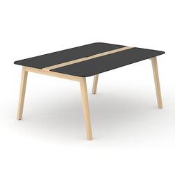 Mødebord Organic m. kabelbakke 120x180