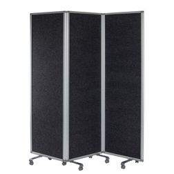 Foldeskærm PZ Flex 180x180h cm., alu