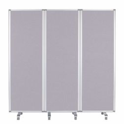 Foldeskærm PZ Flex 180x180h cm., alu