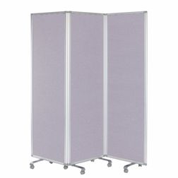 Foldeskærm PZ Flex 180x180h cm., alu