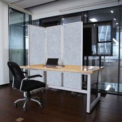 Foldeskærm PZ Flex 180x180h cm., alu