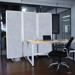 Foldeskærm PZ Flex 180x180h cm., alu
