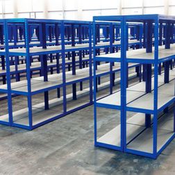 Lagerreol Future 25 45x90x180h blå, Sættilbud 10 stk