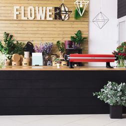 Gavepapirholder 100 cm.  til oven på bord