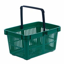 Indkøbskurv Great 27 liter, grøn