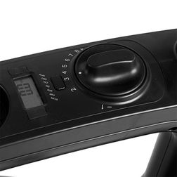 Kontorcykel Premium med hjul, sort