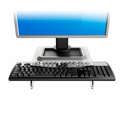 Monitor stand, klar akryl