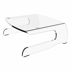 Monitor stand, klar akryl