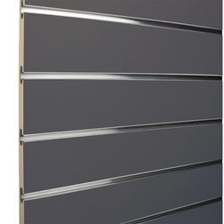 Rillepanel 120x120 cm Basic+, antracit