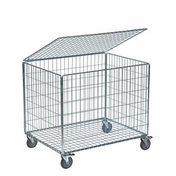 Salgsvogn i net, zink inkl. låg