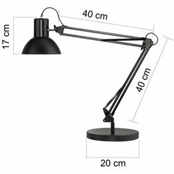 Skrivebordslampe Succes 80, sort