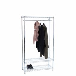 Trådhylde Wirefix 36x91cm, blank