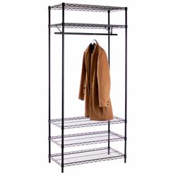 Trådreol Wirefix 46x91x200h, sort