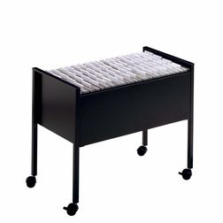 A4-hængemappe vogn, sort