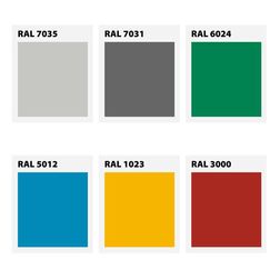 Arkivskab med glasdøre Arkilux II 40x95x115h cm