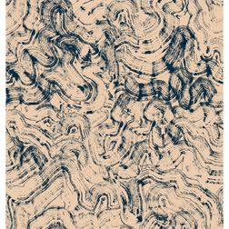 Akustik billede Sand bølge kaligrafi 114x120 cm