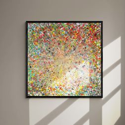 Akustik billede Nature Explosion #1 120x120 cm