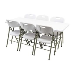 Klapbord American til 6 personer