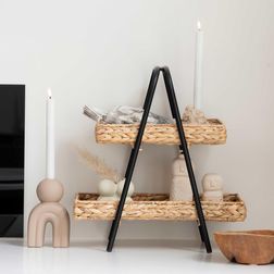 Bakke i vandhyacint 42x23h cm, natur