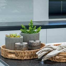 Bakker i vandhyacint sæt á 3 stk. natur