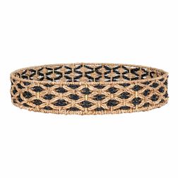 Bakke i søgræs Ø38 cm, sort/natur