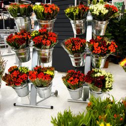 Salgsstativ til blomster SB-6
