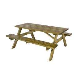 Bord bænkesæt Eco, 6 pers.