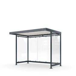 Busskur m. korte sider Delta 3