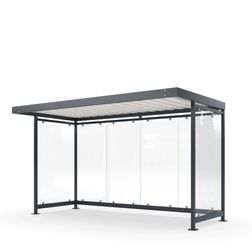 Busskur m. korte sider Delta 4