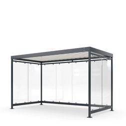 Busskur m. lange sider Delta 4