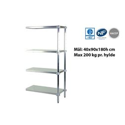 Fødevarereol følgefag 46x93x180h