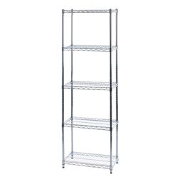Trådhylde Wirefix 36x61 cm, blank