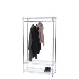 Trådreol Wirefix 46x91x160 h cm