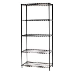 Trådreol Wirefix 46x91x200h, sort