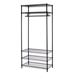 Trådreol Wirefix 46x91x200h, sort