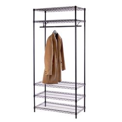 Trådreol Wirefix 46x122x200h. sort