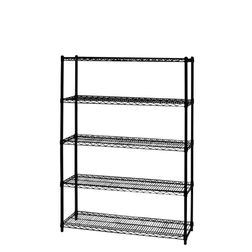 Trådreol Wirefix 46x122x160 h, sort