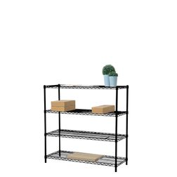 Trådreol Wirefix 46x122x120h, sort