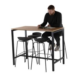 Barstol/højstol Leeds, sort