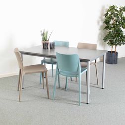 Oporto Base 80x140 bord med 4 Salina stole