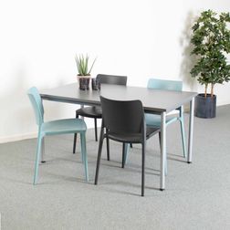 Oporto Base 80x140 bord med 4 Salina stole