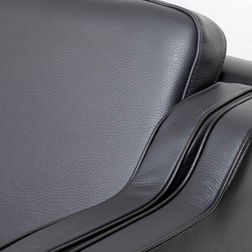 Liverpool Lux Sofasæt 2+3 pers. sort Dolaro Læder