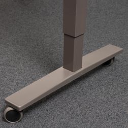 Hjulsæt Ø55 til hæve sænkebord, 4 stk.